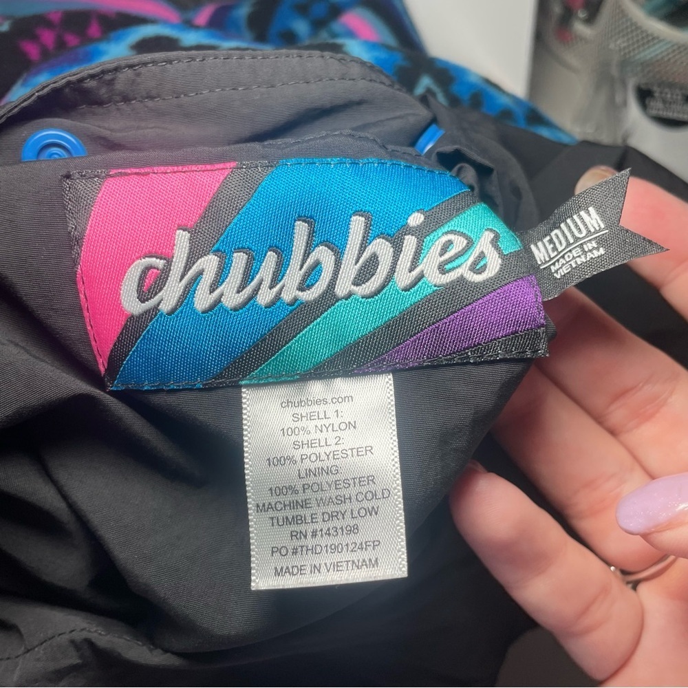 Chubbies Weekend Pullover Jacket Medium Aztec Fle… - image 7